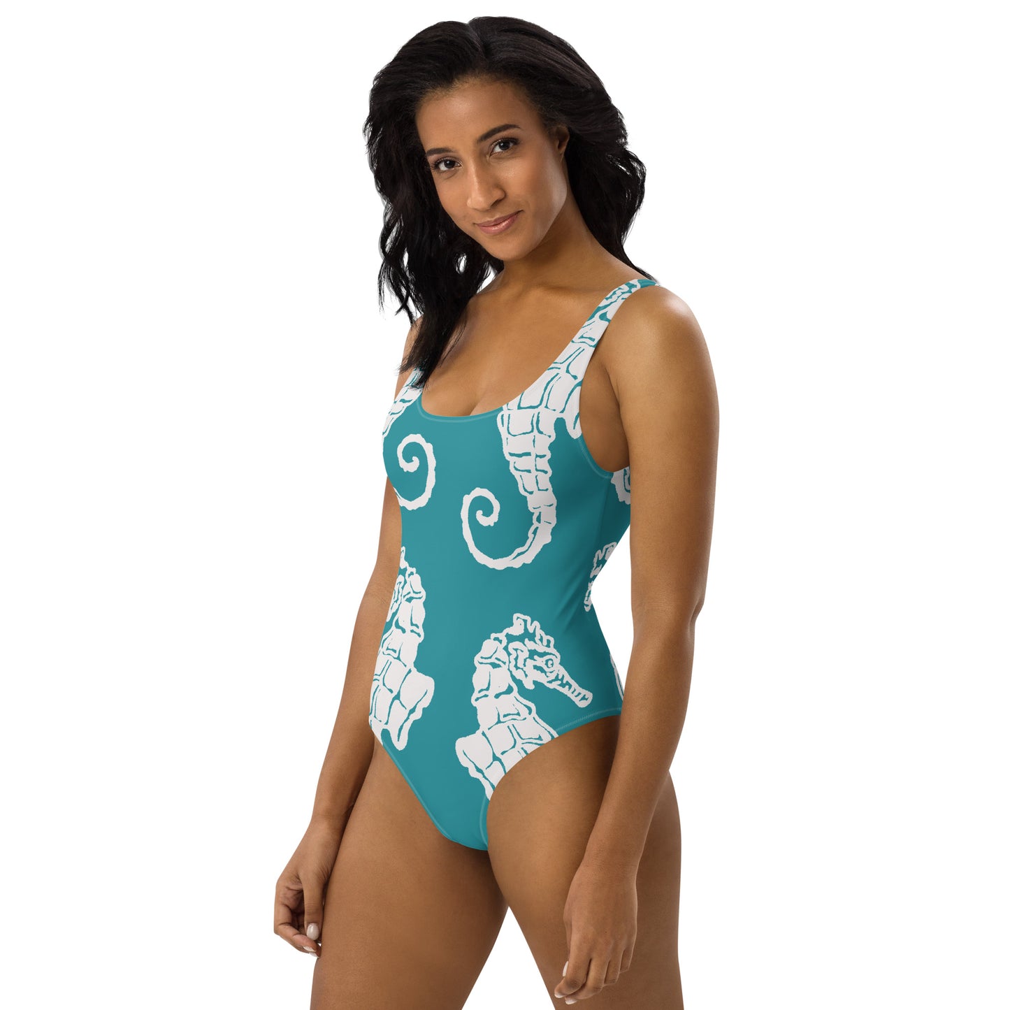 Oceanic Ink Sea Horse One-Piece Swimsuit