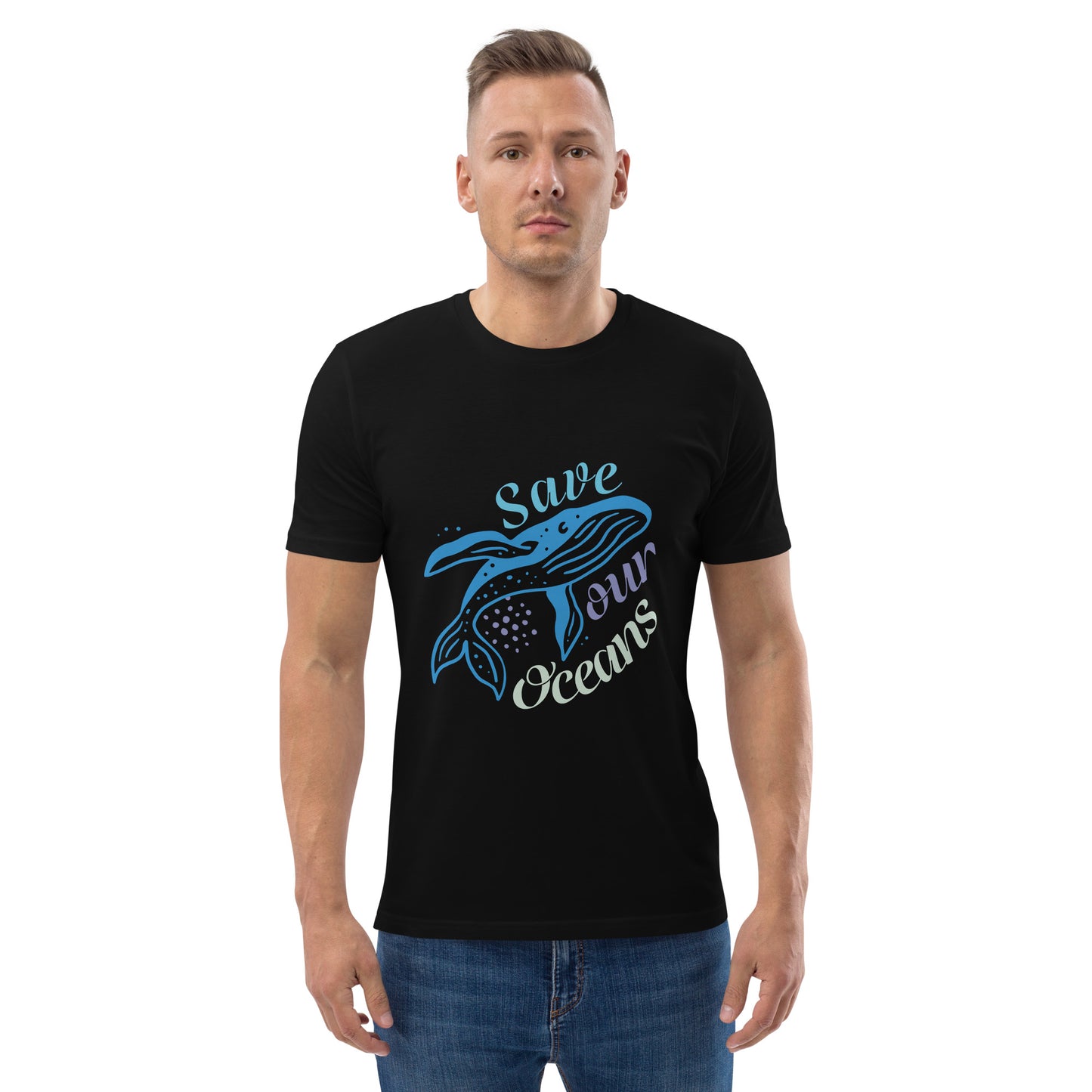 Oceanic Ink Save Our Oceans Men's Organic Cotton T-Shirt