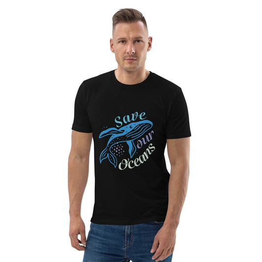 Oceanic Ink Save Our Oceans Men's Organic Cotton T-Shirt