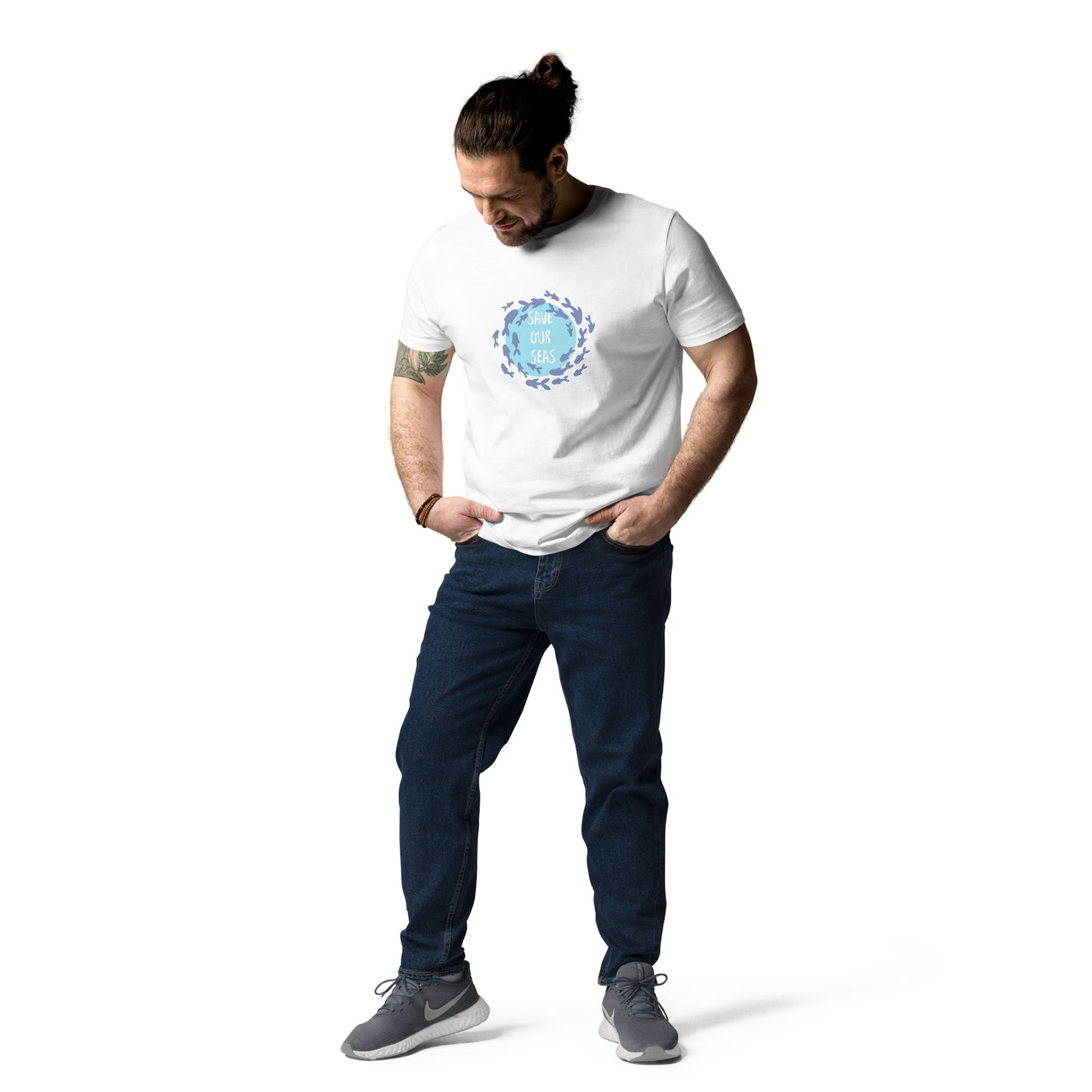 Oceanic Ink Save Our Seas Unisex Organic Cotton T-Shirt