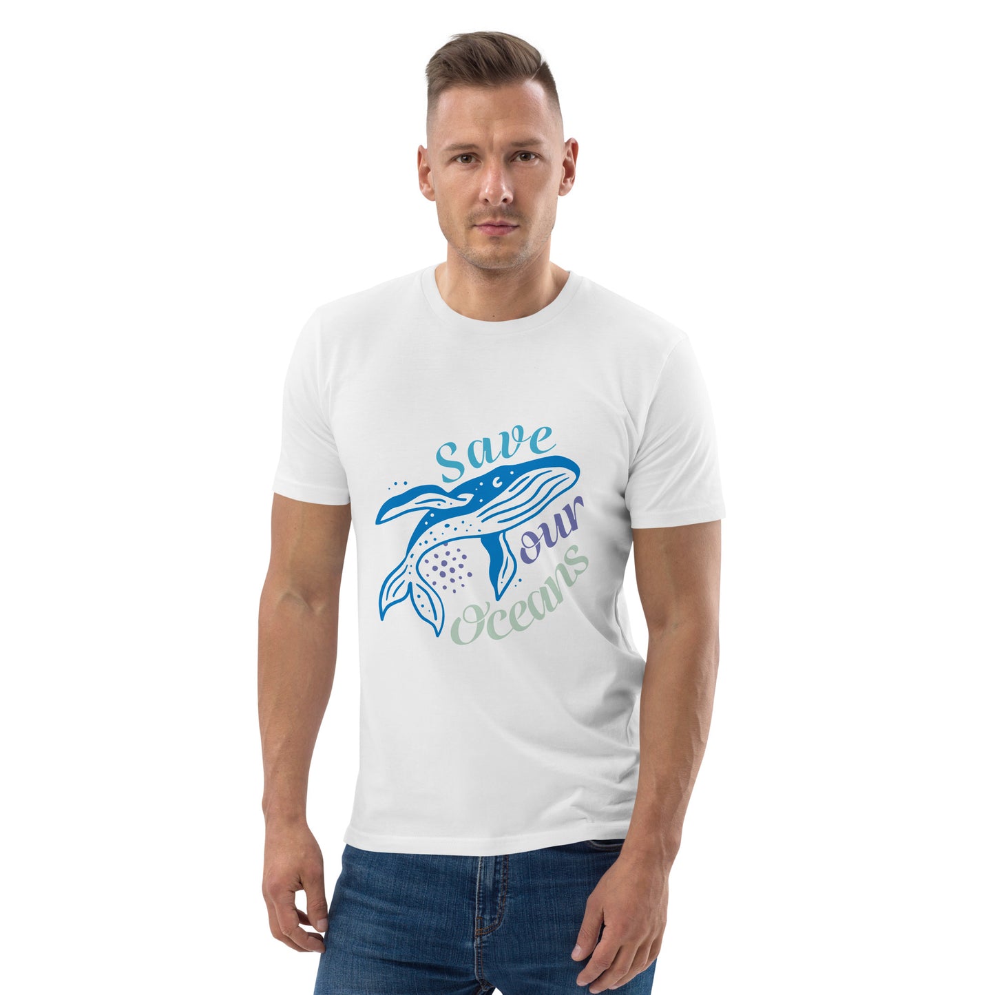 Oceanic Ink Save Our Oceans Men's Organic Cotton T-Shirt